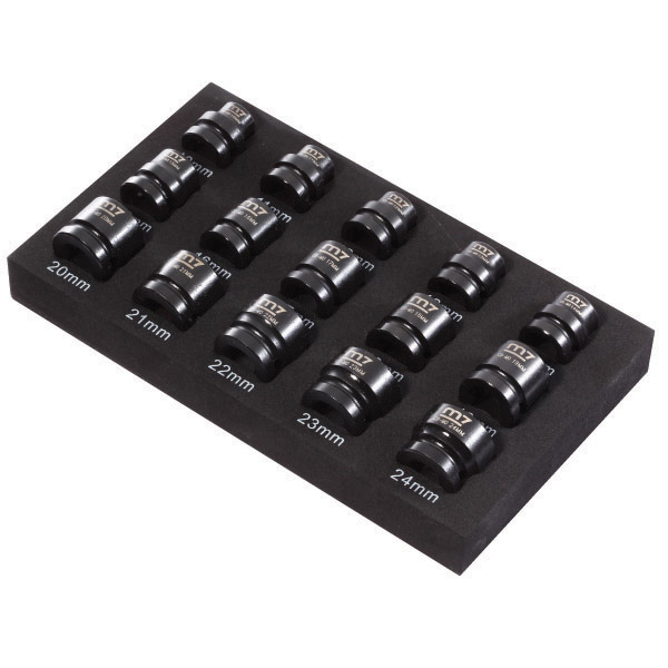 M7 IMPACT STUBBY SOCKET SET 1/2